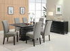 Stanton Upholstered Side Chairs Grey (Set of 2) - Casa Morelos / Coahuila Furniture (Oklahoma City, OK)