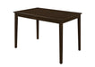 Guillen 5-piece Dining Set with Bench Cappuccino and Dark Brown - Casa Morelos / Coahuila Furniture (Oklahoma City, OK)
