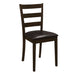 Guillen 5-piece Dining Set with Bench Cappuccino and Dark Brown - Casa Morelos / Coahuila Furniture (Oklahoma City, OK)