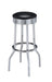 Theodore Upholstered Top Bar Stools Black and Chrome (Set of 2) - Casa Morelos / Coahuila Furniture (Oklahoma City, OK)