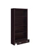 Skylar 5-shelf Bookcase with Storage Drawer Cappuccino - Casa Morelos / Coahuila Furniture (Oklahoma City, OK)