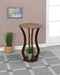 Elton Round Marble Top Accent Table Brown - Casa Morelos / Coahuila Furniture (Oklahoma City, OK)