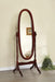 Foyet Oval Cheval Mirror Merlot - Casa Morelos / Coahuila Furniture (Oklahoma City, OK)