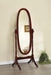 Foyet Oval Cheval Mirror Merlot - Casa Morelos / Coahuila Furniture (Oklahoma City, OK)