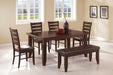 Dalila Rectangular Dining Table Cappuccino - Casa Morelos / Coahuila Furniture (Oklahoma City, OK)