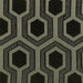 Jansen Hexagon Patterned Accent Chair Grey and Black - Casa Morelos / Coahuila Furniture (Oklahoma City, OK)