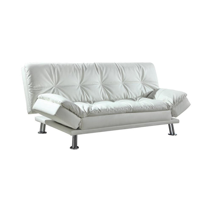 Dilleston Tufted Back Upholstered Sofa Bed Grey - Casa Morelos / Coahuila Furniture (Oklahoma City, OK)