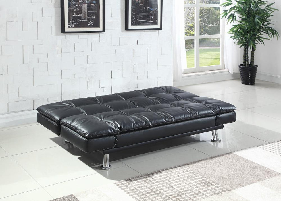 Dilleston Tufted Back Upholstered Sofa Bed Grey - Casa Morelos / Coahuila Furniture (Oklahoma City, OK)