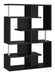Hoover 5-tier Bookcase Black and Chrome - Casa Morelos / Coahuila Furniture (Oklahoma City, OK)