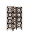 Vulcan 3-panel Geometric Folding Screen Tan and Cappuccino - Casa Morelos / Coahuila Furniture (Oklahoma City, OK)