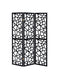 Nailan 3-panel Open Mosaic Pattern Room Divider Black - Casa Morelos / Coahuila Furniture (Oklahoma City, OK)
