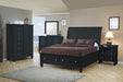 Sandy Beach Door Chest with Concealed Storage Black - Casa Morelos / Coahuila Furniture (Oklahoma City, OK)