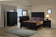 Sandy Beach Door Chest with Concealed Storage Black - Casa Morelos / Coahuila Furniture (Oklahoma City, OK)