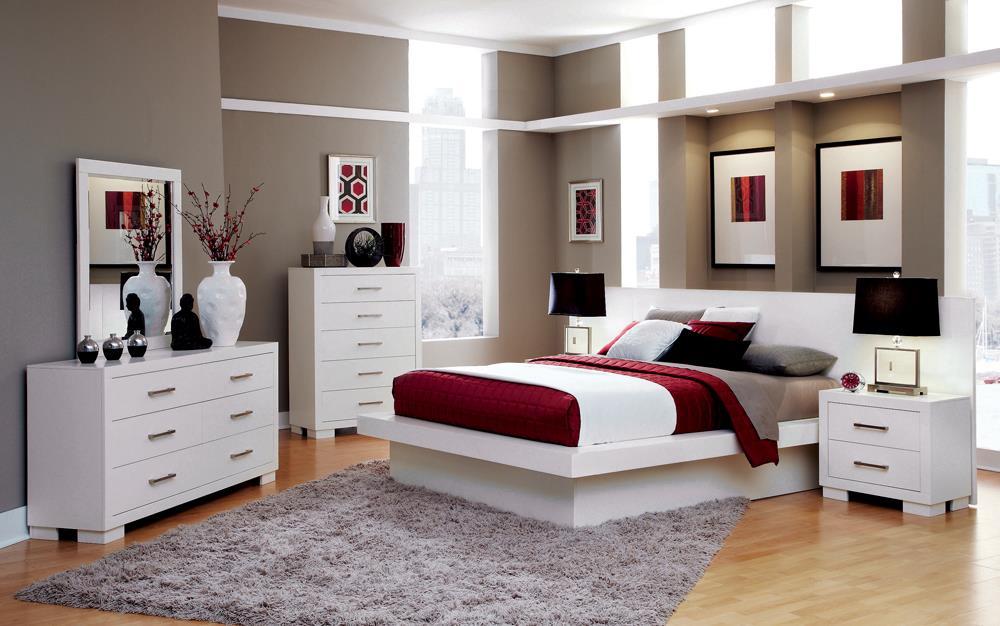 Jessica California King, E.king, & Queen Bed with Storage Headboard Cappuccino - Casa Morelos / Coahuila Furniture (Oklahoma City, OK)