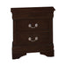 Louis Philippe 2-drawer Nightstand Cappuccino - Casa Morelos / Coahuila Furniture (Oklahoma City, OK)