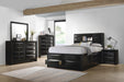Briana Eastern King Platform Storage Bed Black - Casa Morelos / Coahuila Furniture (Oklahoma City, OK)