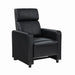 Toohey Home Theater Push Back Recliner Black - Casa Morelos / Coahuila Furniture (Oklahoma City, OK)