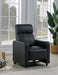 Toohey Home Theater Push Back Recliner Black - Casa Morelos / Coahuila Furniture (Oklahoma City, OK)