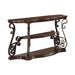 Laney Sofa Table Deep Merlot and Clear - Casa Morelos / Coahuila Furniture (Oklahoma City, OK)