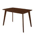 Kersey Dining Table with Angled Legs Chestnut - Casa Morelos / Coahuila Furniture (Oklahoma City, OK)
