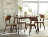 Kersey Dining Table with Angled Legs Chestnut - Casa Morelos / Coahuila Furniture (Oklahoma City, OK)