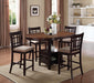Lavon Lattice Back Counter Stools Tan and Espresso (Set of 2) - Casa Morelos / Coahuila Furniture (Oklahoma City, OK)