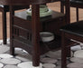 Lavon Dining Table with Storage Espresso - Casa Morelos / Coahuila Furniture (Oklahoma City, OK)