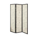 Felice 3-panel French Script Print Folding Screen Espresso - Casa Morelos / Coahuila Furniture (Oklahoma City, OK)
