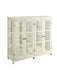 Sable 4-door Display Accent Cabinet White - Casa Morelos / Coahuila Furniture (Oklahoma City, OK)