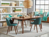 Malone Rectangular Dining Table Dark Walnut - Casa Morelos / Coahuila Furniture (Oklahoma City, OK)