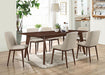 Malone Rectangular Dining Table Dark Walnut - Casa Morelos / Coahuila Furniture (Oklahoma City, OK)