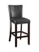 Alberton Upholstered Bar Stools Black and Cappuccino (Set of 2) - Casa Morelos / Coahuila Furniture (Oklahoma City, OK)