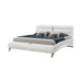 Jeremaine California King, E.King, & Queen Upholstered Bed White - Casa Morelos / Coahuila Furniture (Oklahoma City, OK)