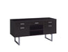 Lawtey 5-drawer Credenza with Adjustable Shelf Cappuccino - Casa Morelos / Coahuila Furniture (Oklahoma City, OK)