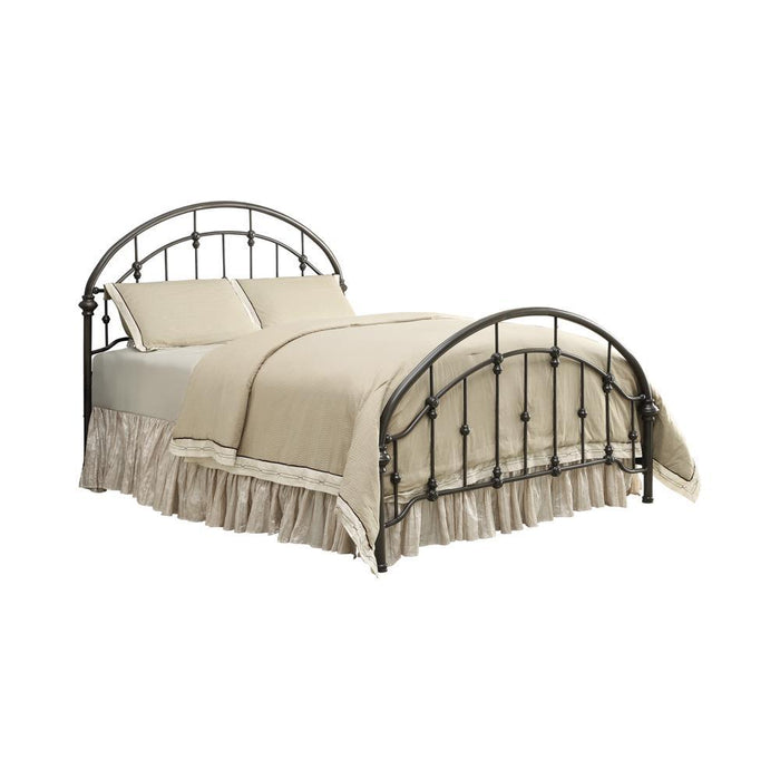 Rowan Eastern King & Queen Bed Dark Bronze - Casa Morelos / Coahuila Furniture (Oklahoma City, OK)