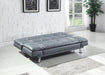 Dilleston Tufted Back Upholstered Sofa Bed Grey - Casa Morelos / Coahuila Furniture (Oklahoma City, OK)