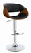Dana Adjustable Bar Stool Black and Chrome - Casa Morelos / Coahuila Furniture (Oklahoma City, OK)