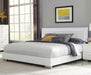Felicity Eastern King, Queen, & Cal.King Panel Bed with LED Lighting Glossy White - Casa Morelos / Coahuila Furniture (Oklahoma City, OK)