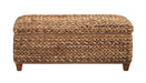 Laughton Hand-Woven Banana Leaf Storage Trunk Amber - Casa Morelos / Coahuila Furniture (Oklahoma City, OK)