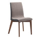 Redbridge Upholstered Side Chairs Grey and Natural Walnut (Set of 2) - Casa Morelos / Coahuila Furniture (Oklahoma City, OK)