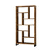 Delwin 10-shelf Bookcase Antique Nutmeg - Casa Morelos / Coahuila Furniture (Oklahoma City, OK)