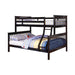 Chapman Full Over Full & Twin Over Full Bunk Bed Black & White - Casa Morelos / Coahuila Furniture (Oklahoma City, OK)