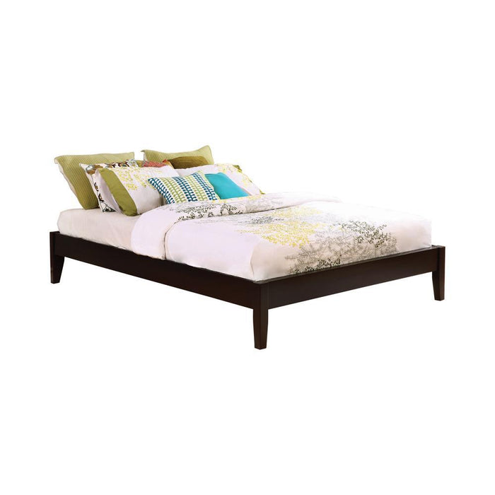 Hounslow California King, E.King, & Queen Universal Platform Bed Cappuccino - Casa Morelos / Coahuila Furniture (Oklahoma City, OK)