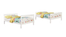 Chapman Full Over Full & Twin Over Full Bunk Bed Black & White - Casa Morelos / Coahuila Furniture (Oklahoma City, OK)