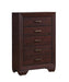 Kauffman 5-drawer Chest Dark Cocoa - Casa Morelos / Coahuila Furniture (Oklahoma City, OK)