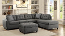 Stonenesse Tufted Storage Ottoman Grey - Casa Morelos / Coahuila Furniture (Oklahoma City, OK)