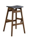Finnick Tapered Legs Bar Stools Dark Grey and Walnut (Set of 2) - Casa Morelos / Coahuila Furniture (Oklahoma City, OK)