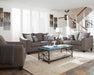 Salizar Flared Arm Chair Grey - Casa Morelos / Coahuila Furniture (Oklahoma City, OK)