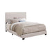 Boyd Eastern King Upholstered Bed with Nailhead Trim Ivory - Casa Morelos / Coahuila Furniture (Oklahoma City, OK)