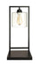 Shoto Glass Shade Table Lamp Black - Casa Morelos / Coahuila Furniture (Oklahoma City, OK)
